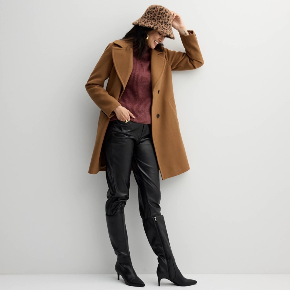NWT Women’s Nine West Camel Trench Coat - Picture 4 of 14